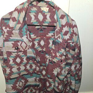 Aztec shacket
